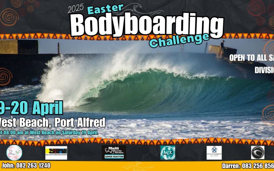 Three Bodyboarding Events at the Port Alfred Easter Festival 2025