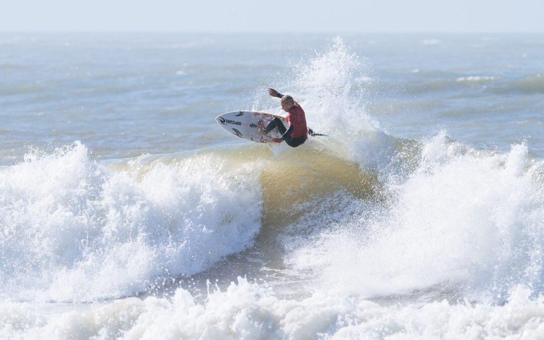 Exciting Surfing On Day Two Of The Rip Curl GromSearch presented by The Royal St Andrews Hotel