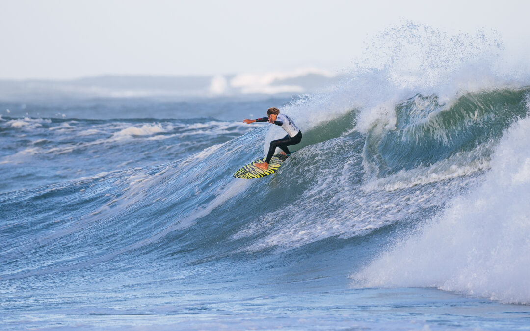 Lepront and Wiersma win Premier U16 Division at the Rip Curl GromSearch pres. by the Royal St Andrews Hotel in Huge Port Alfred Surf