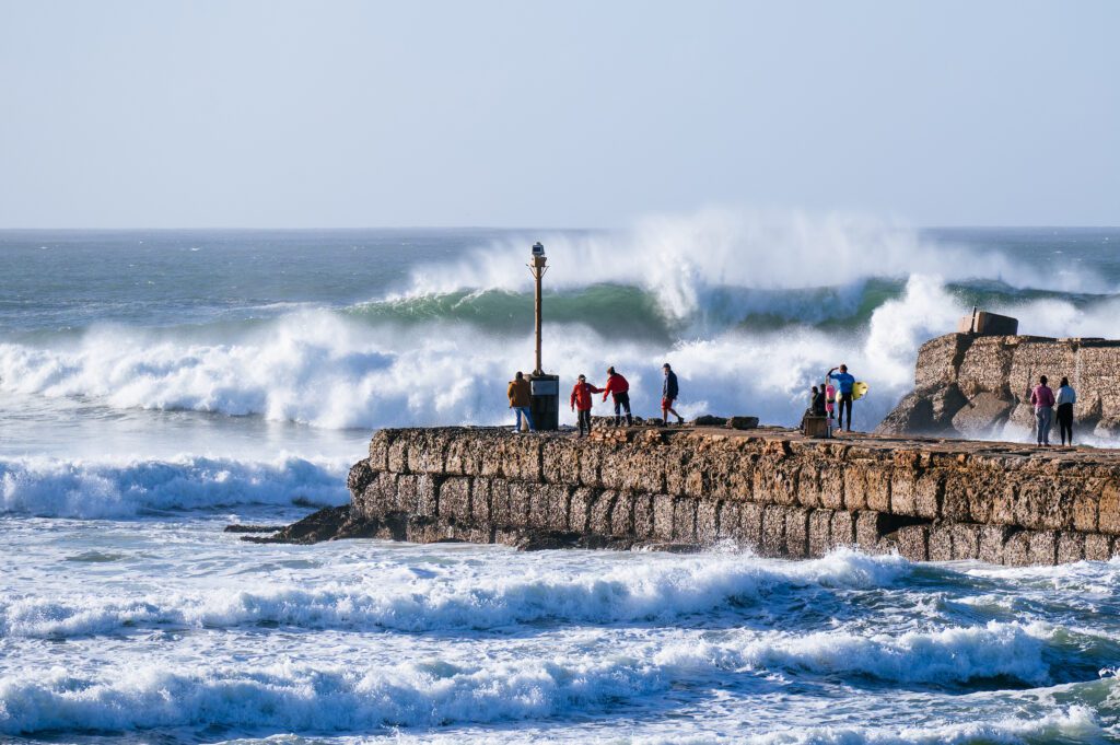 Huge Surf At East Beach